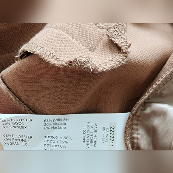 [X & 1X]  NWT DEX Plus Caramel Trouser - Picture 10 of 10